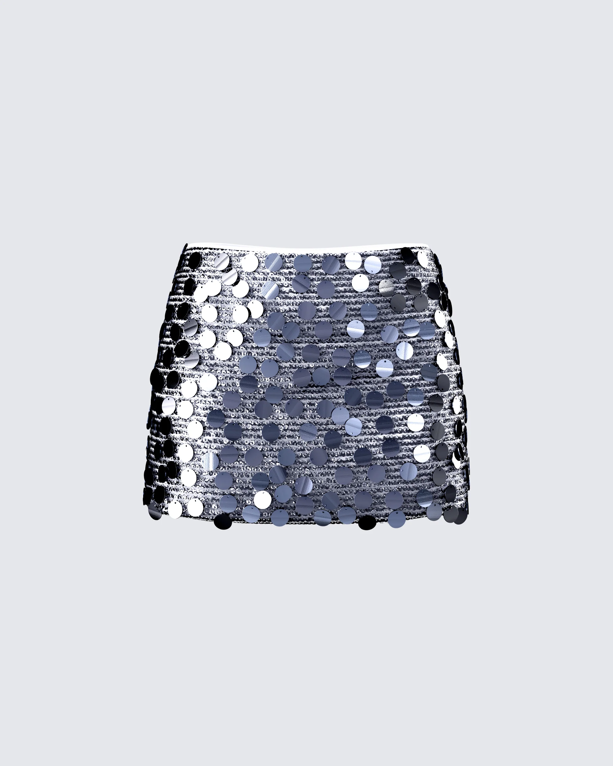 0-philo-silver-sequin-mini-skirt-1.webp Philo Silver Sequin Mini Skirt