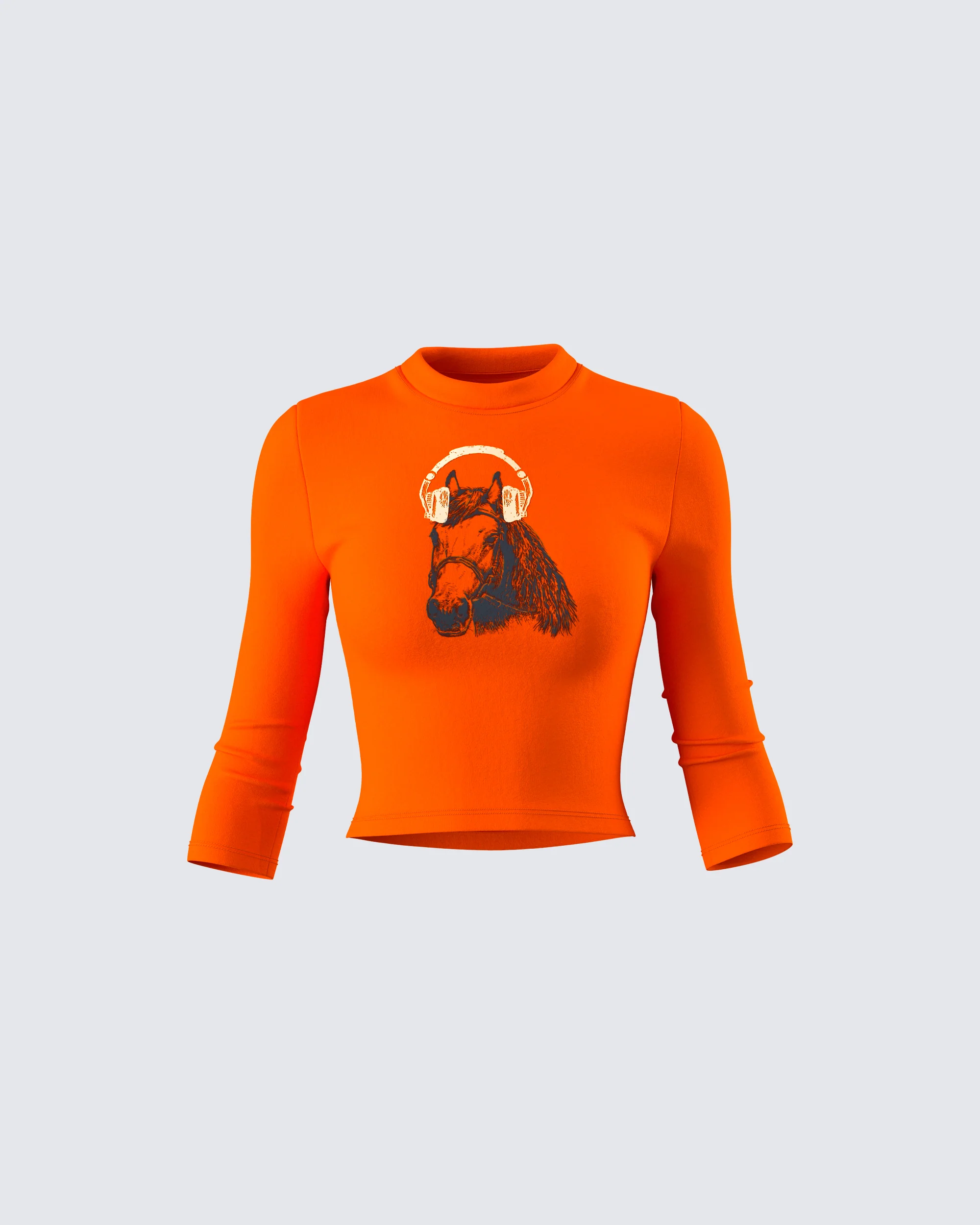 Hadleigh Orange Graphic Tee
