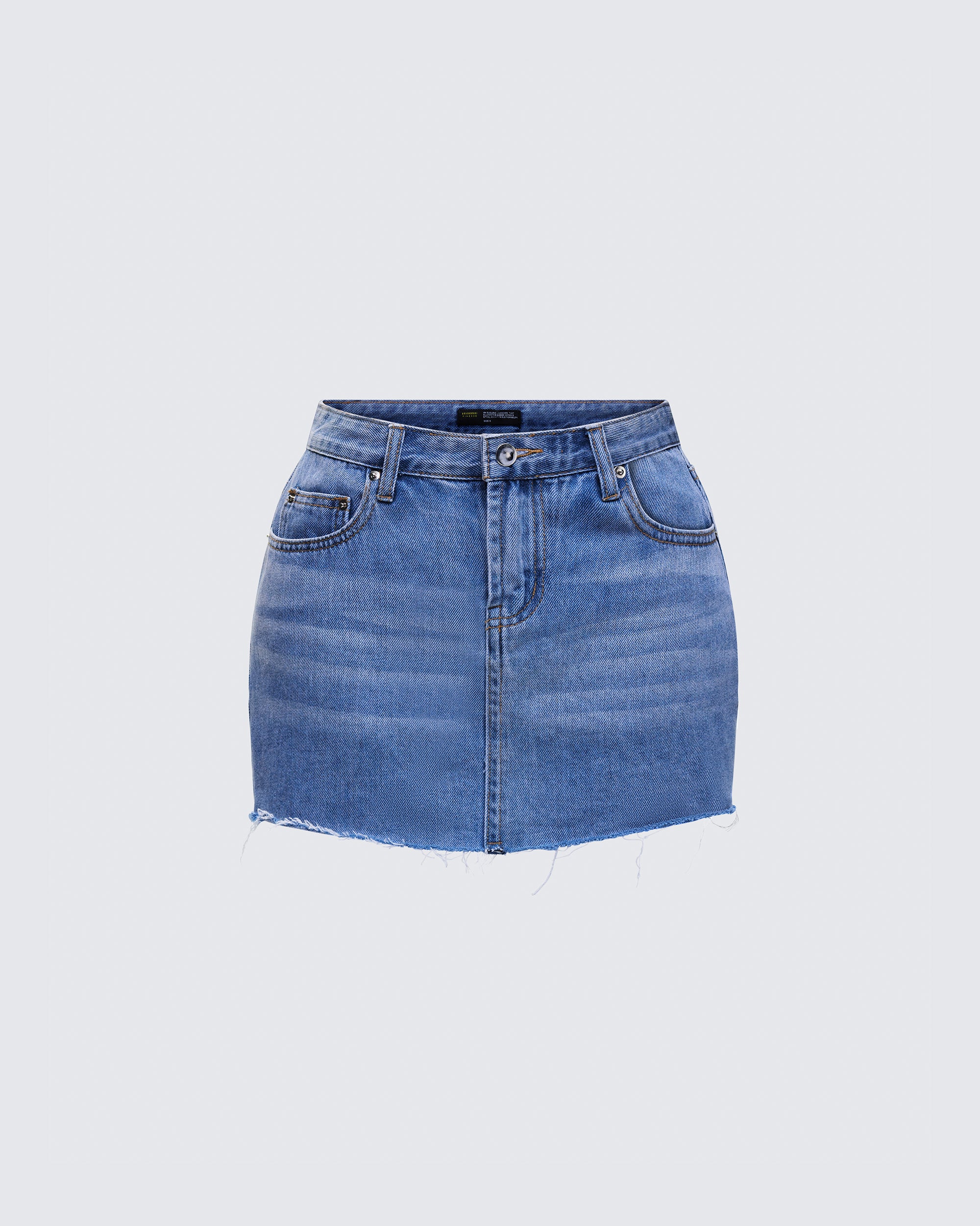 Inaya Blue Denim Mini Skirt