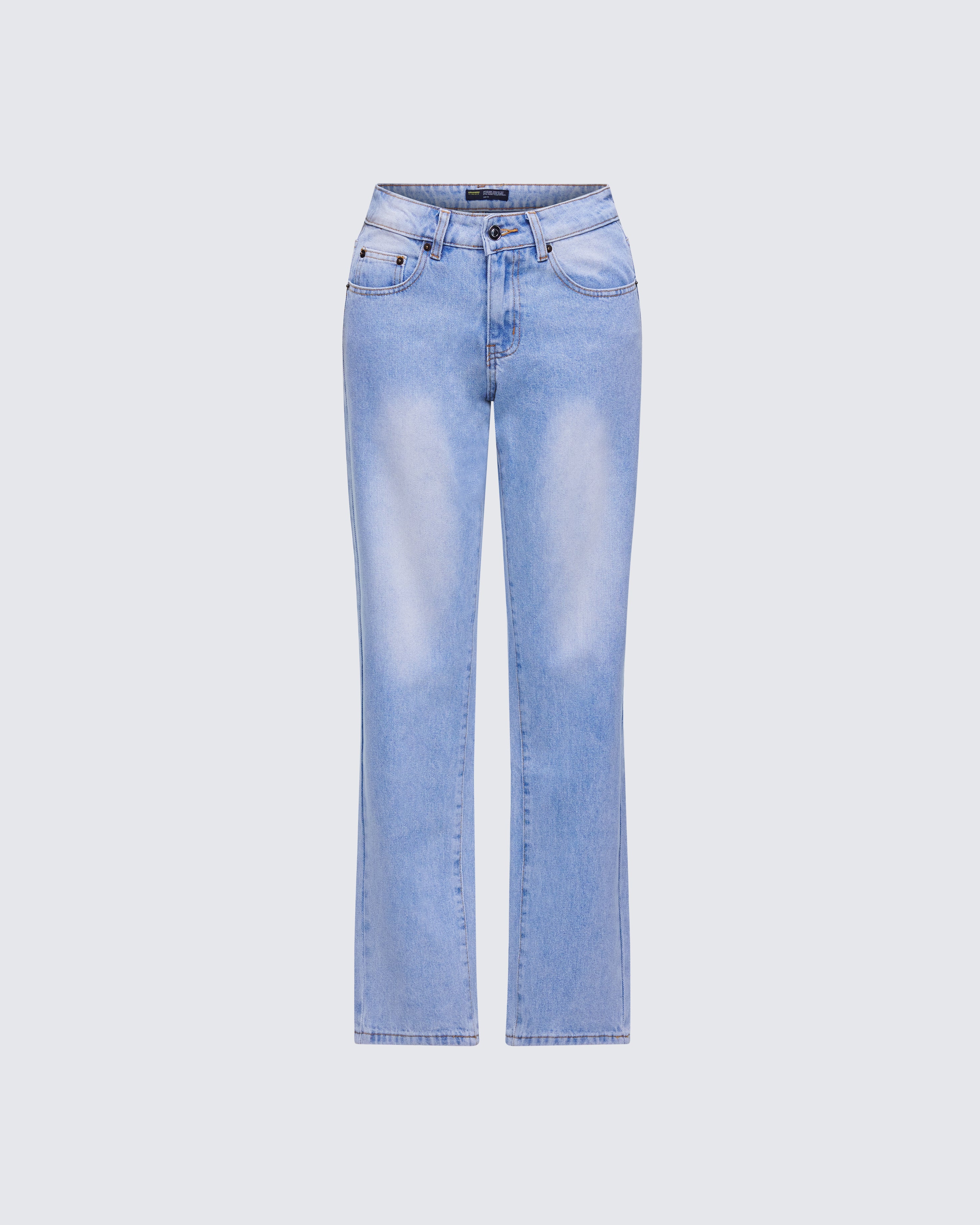Achara Blue Denim Low Rise Jean