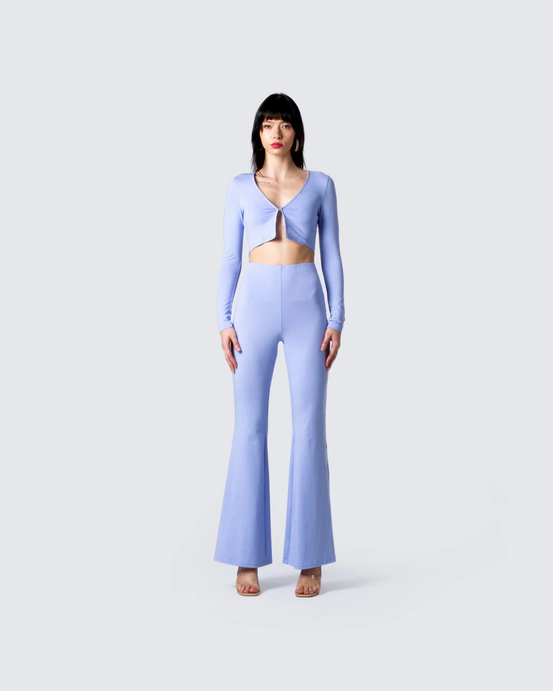 Lori Lavender Jersey Top