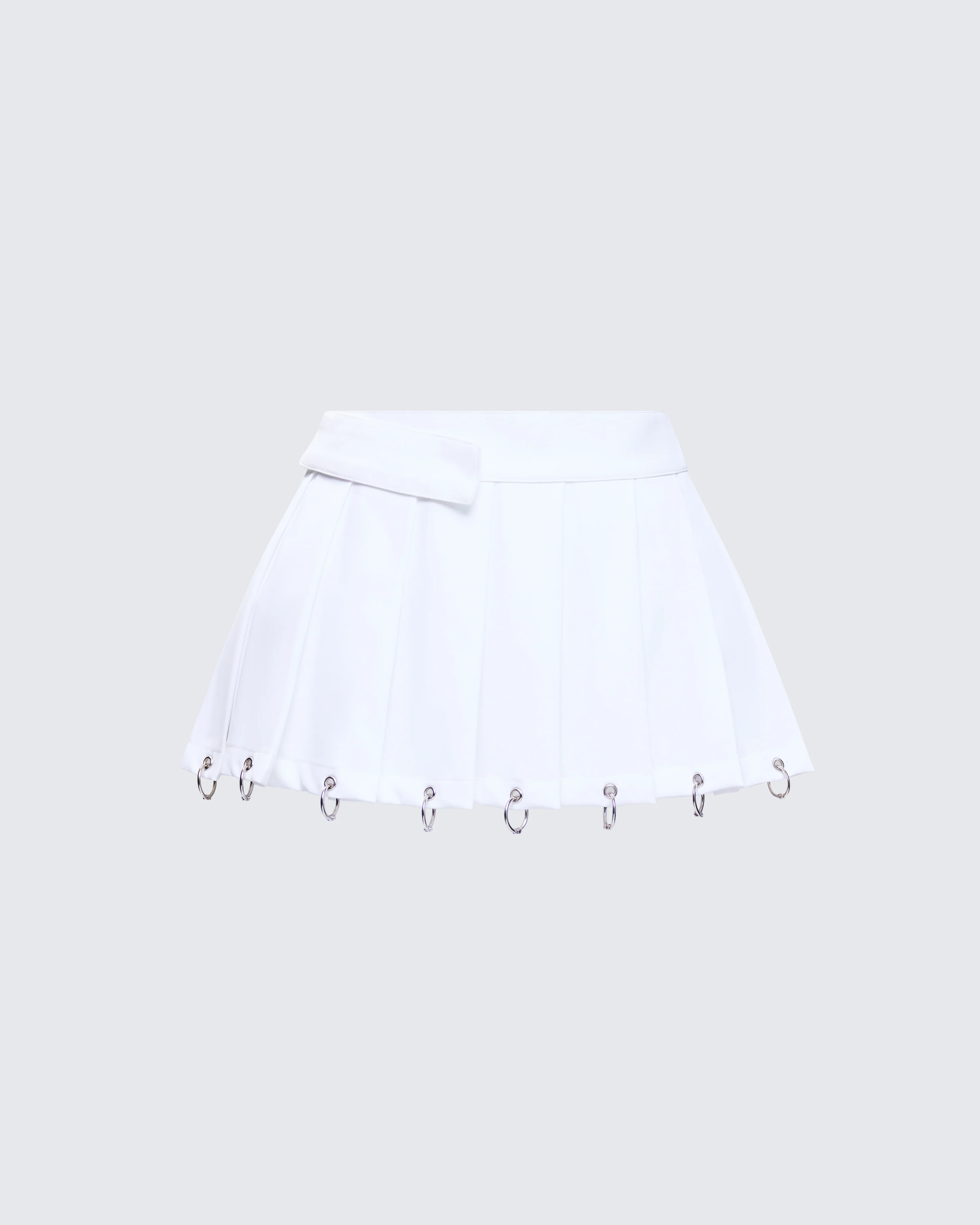 Petra White Micro Mini Skirt