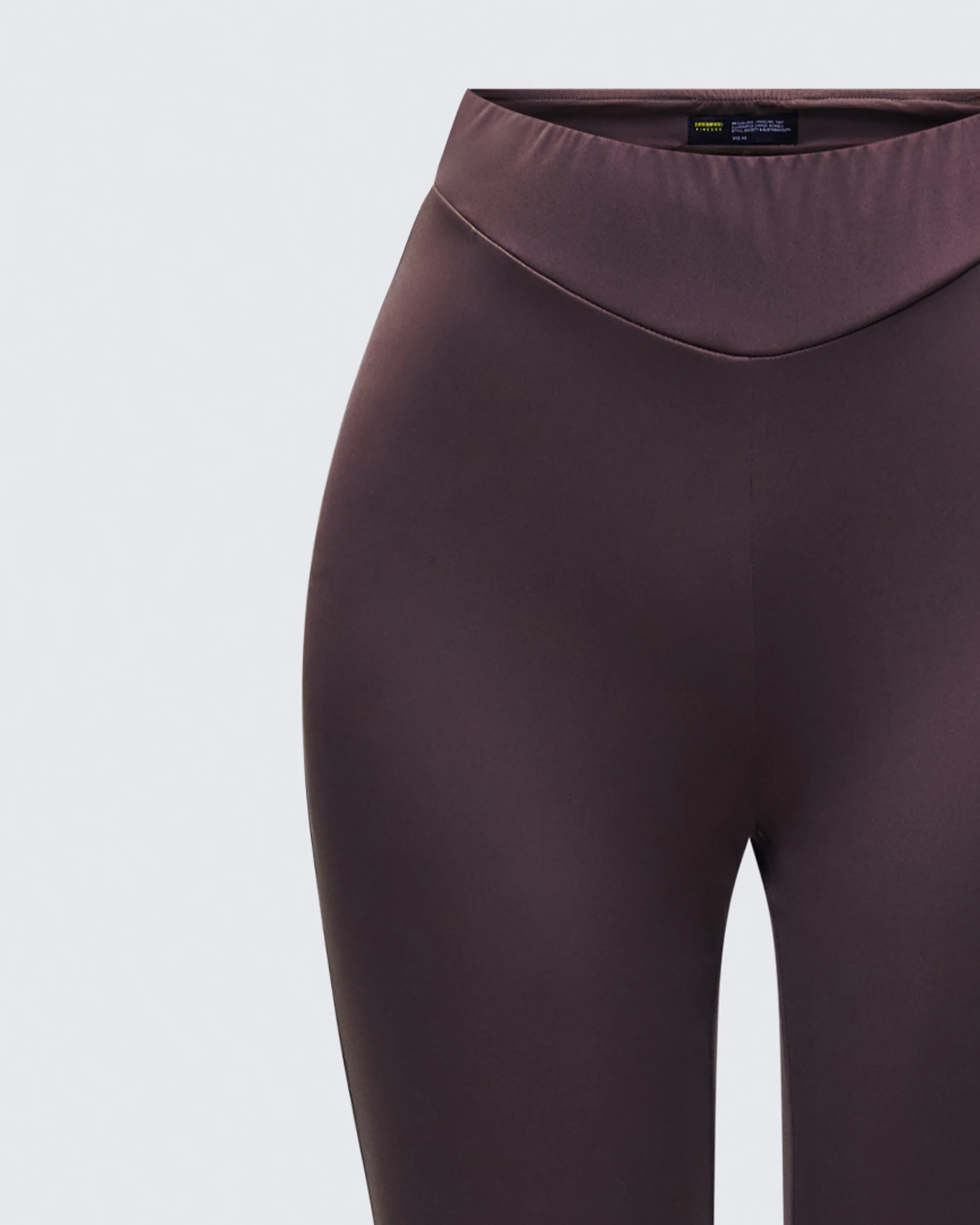 Quintessa Brown Ruched Back Flare Pants