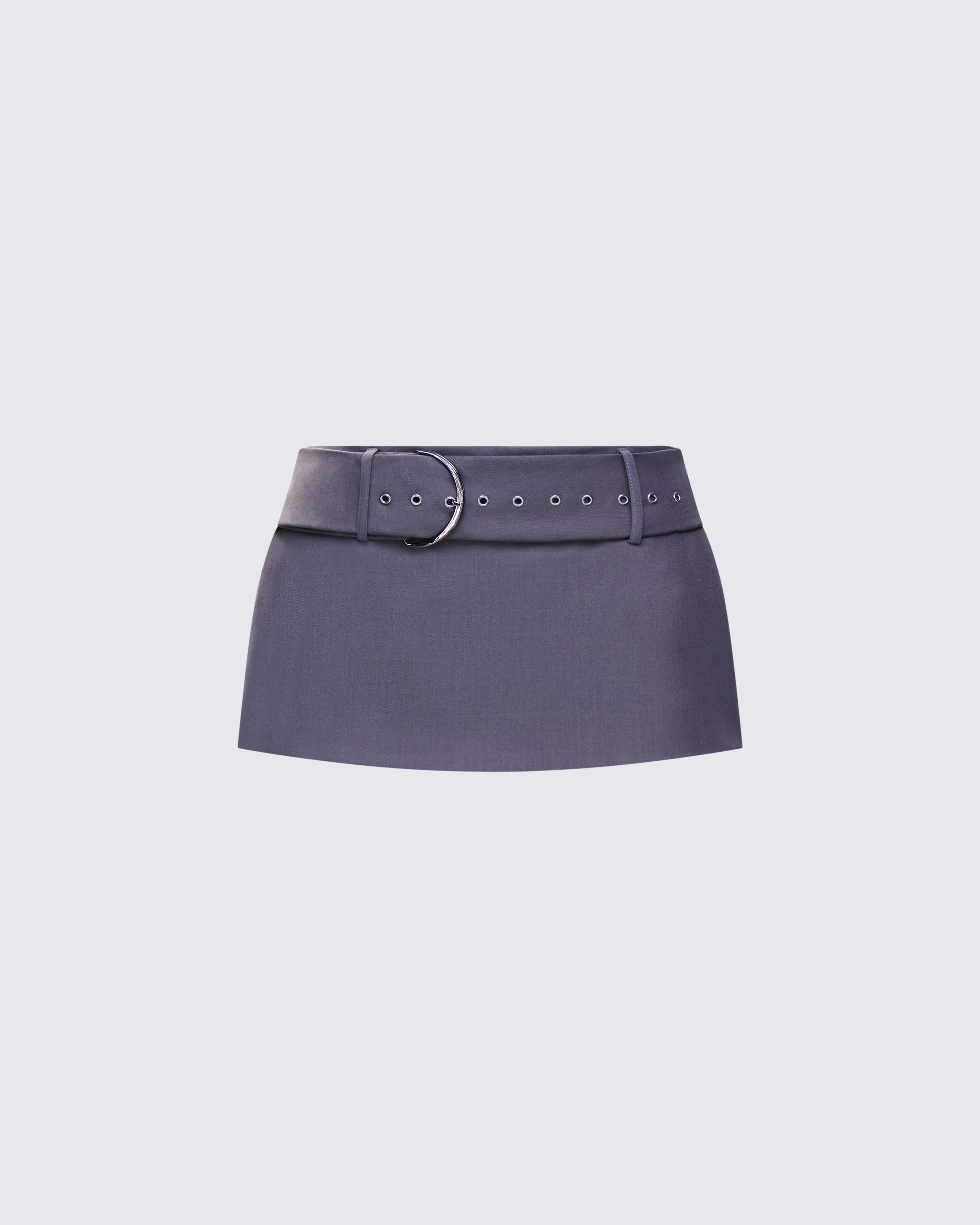 Tami Grey Suiting Micro Mini Skort