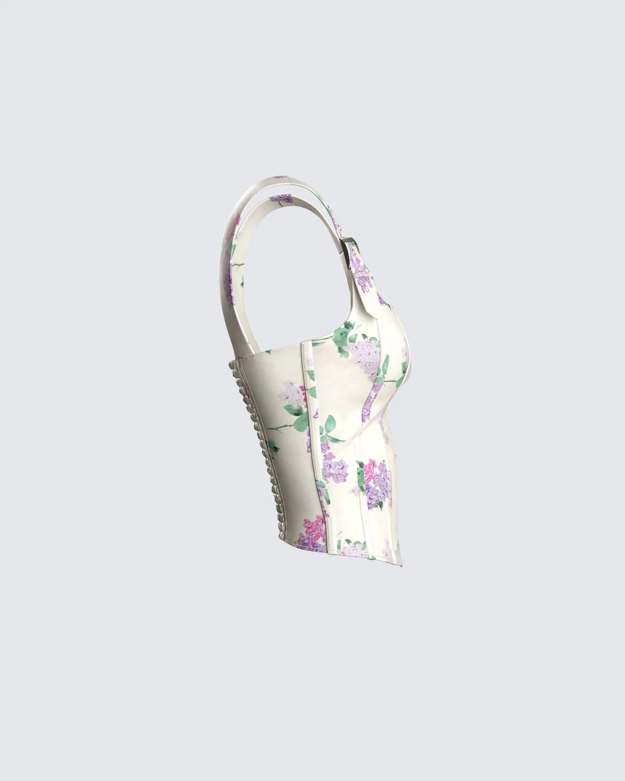 Winona Flower Print Corset Top