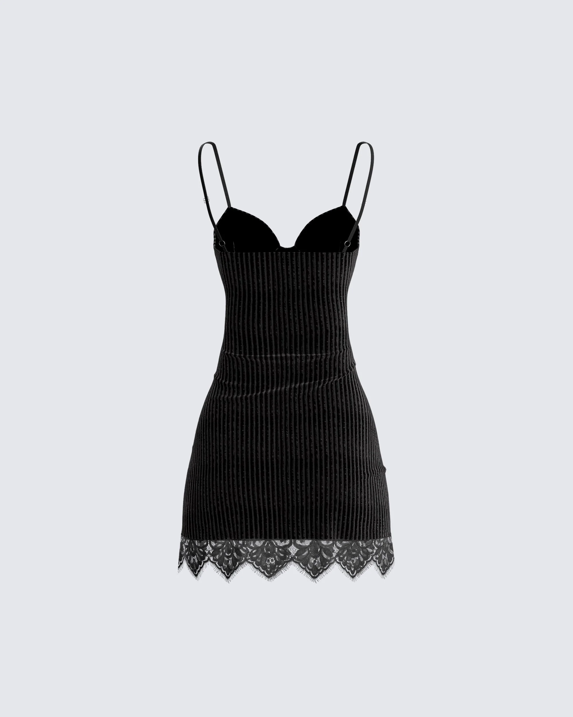 19577-yira-black-lace-trimmed-dress-3.webp Yira Black Lace Trimmed Dress