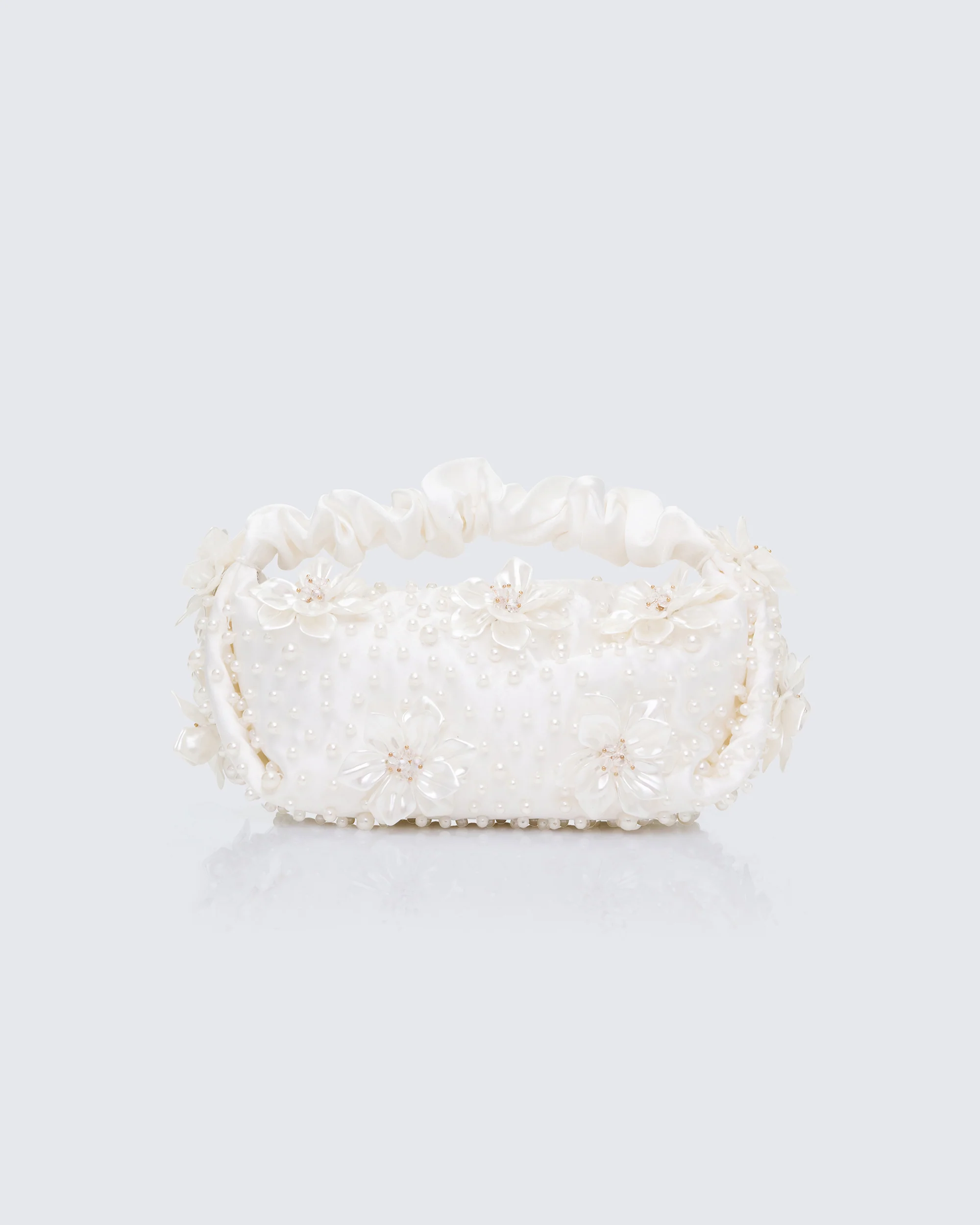 2530-opal-ivory-satin-sculpted-flower-grab-bag-1.webp Opal Ivory Satin Sculpted Flower Grab Bag