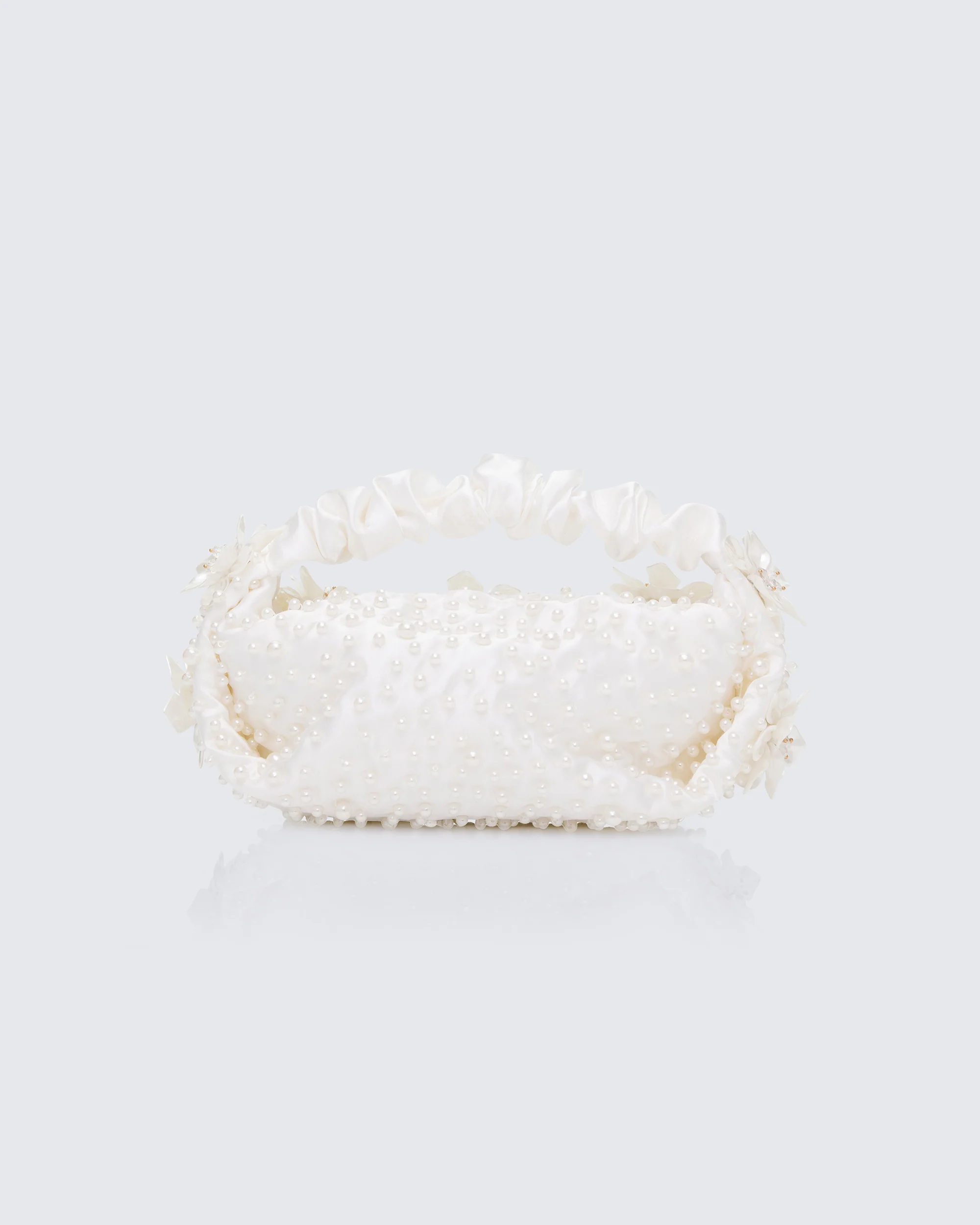 2530-opal-ivory-satin-sculpted-flower-grab-bag-2.webp Opal Ivory Satin Sculpted Flower Grab Bag