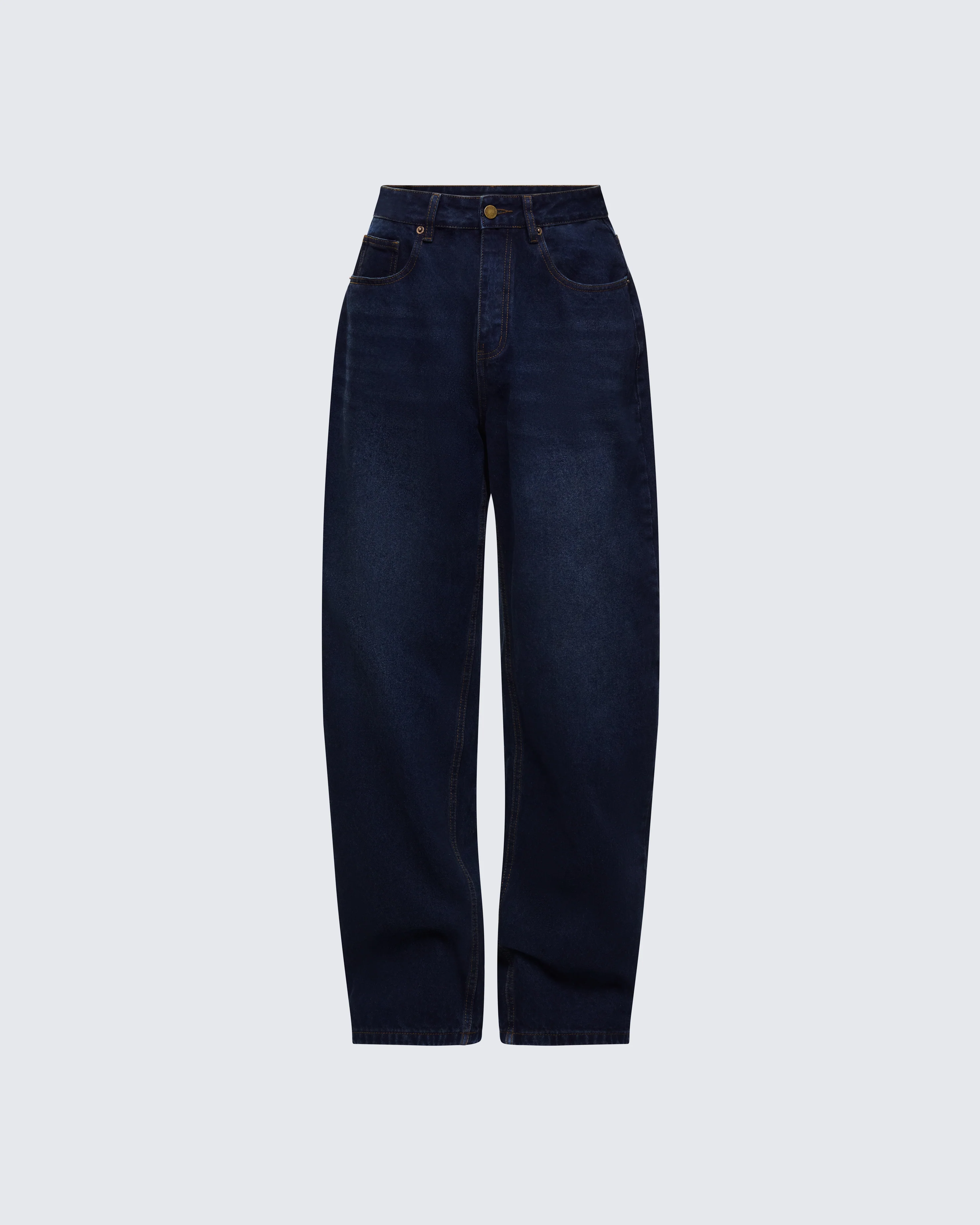 Haylie Blue Denim Baggy Pant