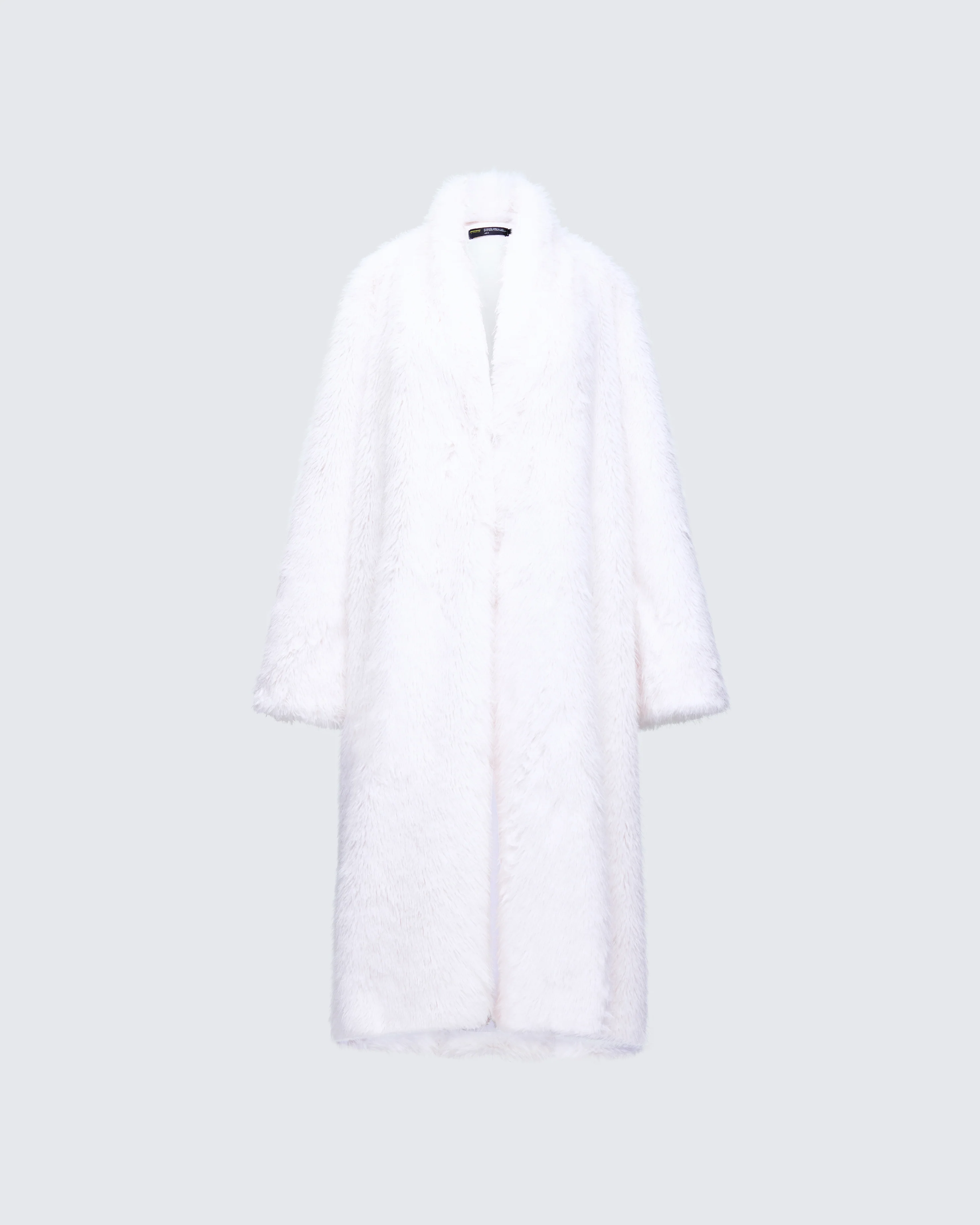 Trista Ivory Faux Fur Coat