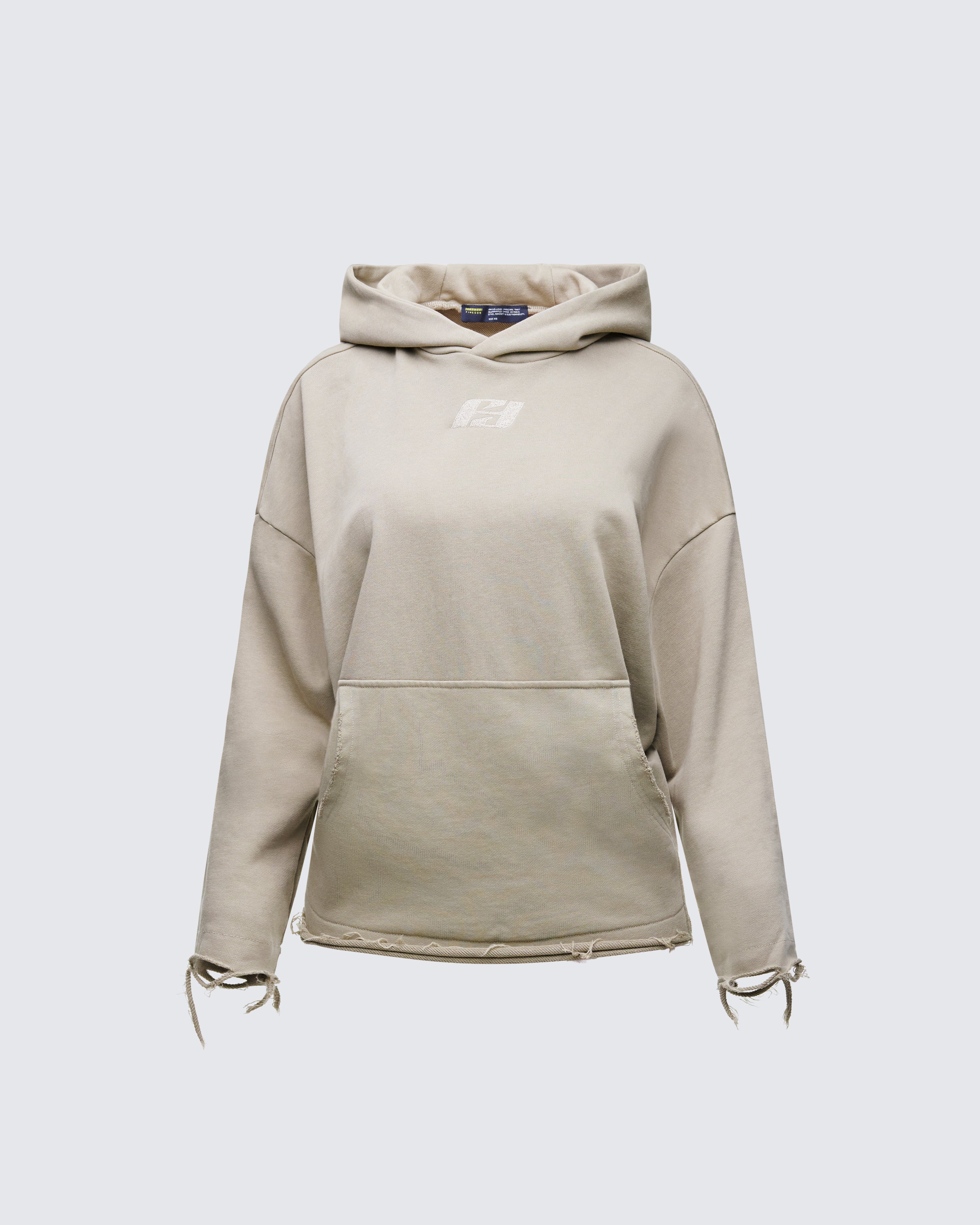 Aaralyn Green Distressed Hoodie