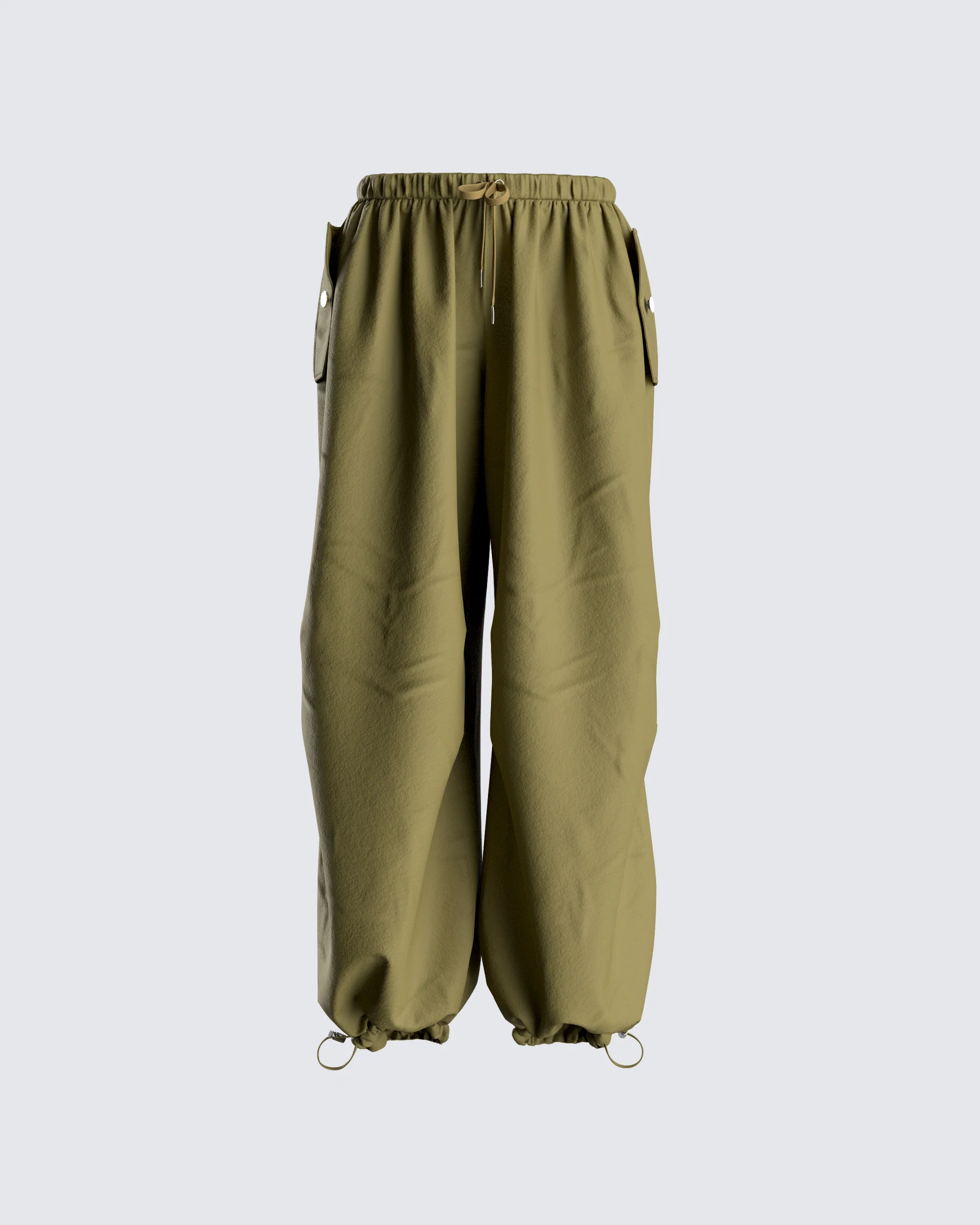 Adriana Green Parachute Pant