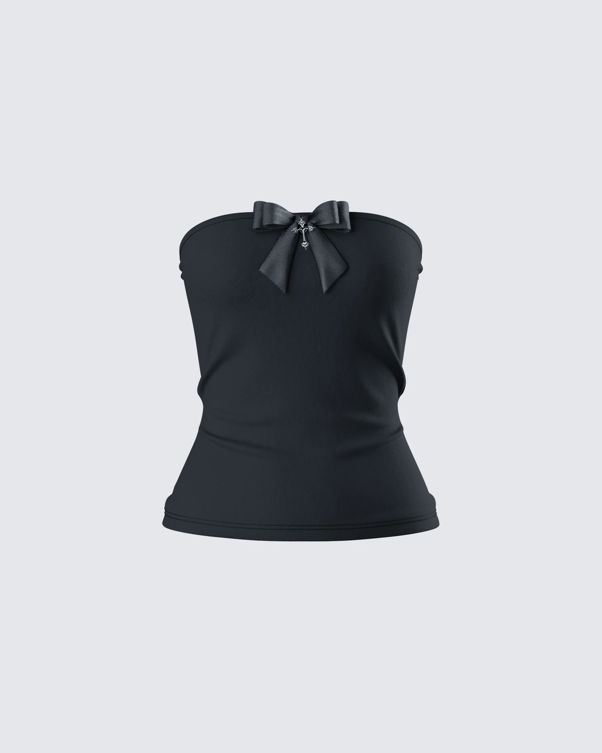 4639-aloa-black-bow-jersey-tube-top-1.webp Aloa Black Bow Jersey Tube Top