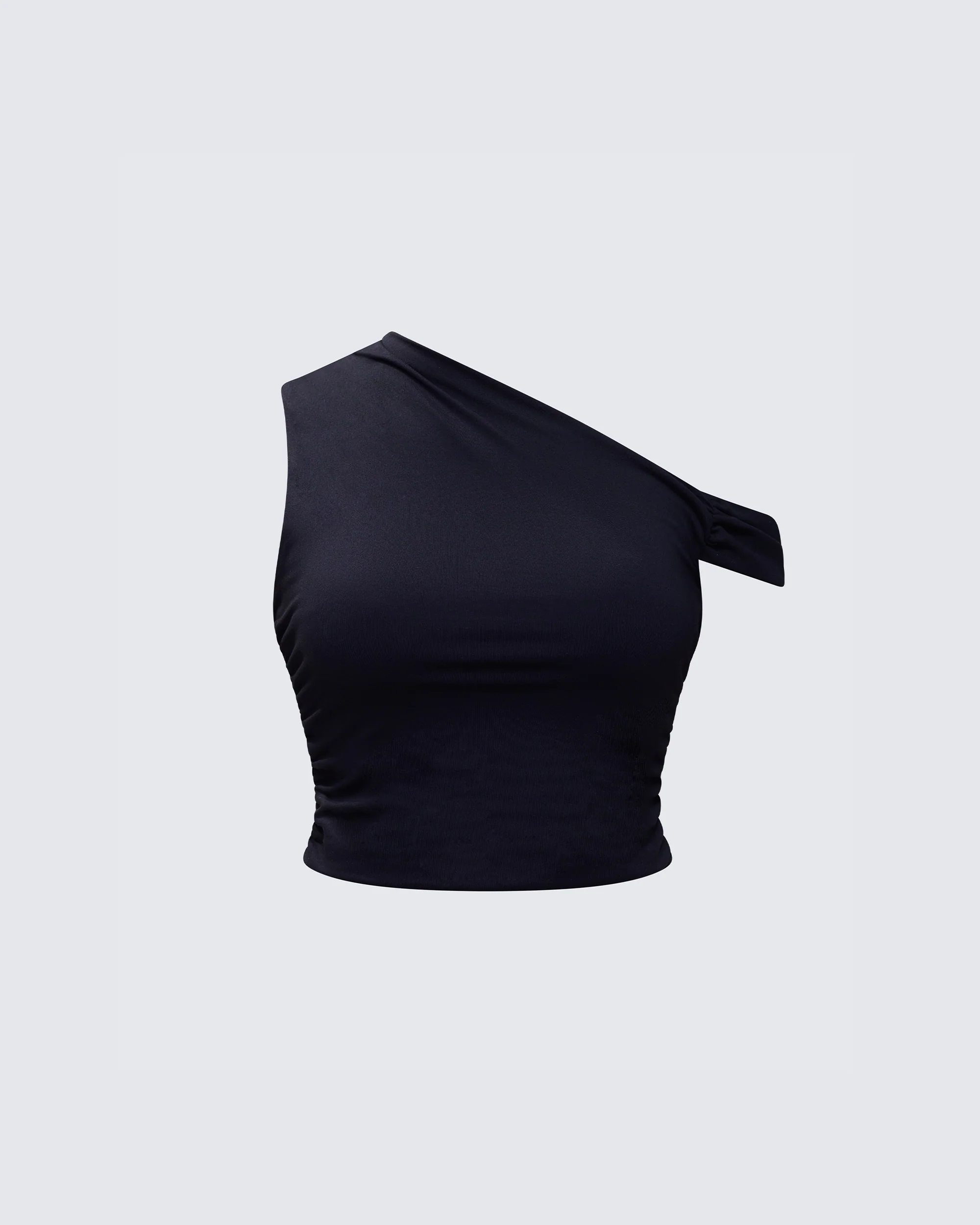 Eirene Black Asymmetrical Top