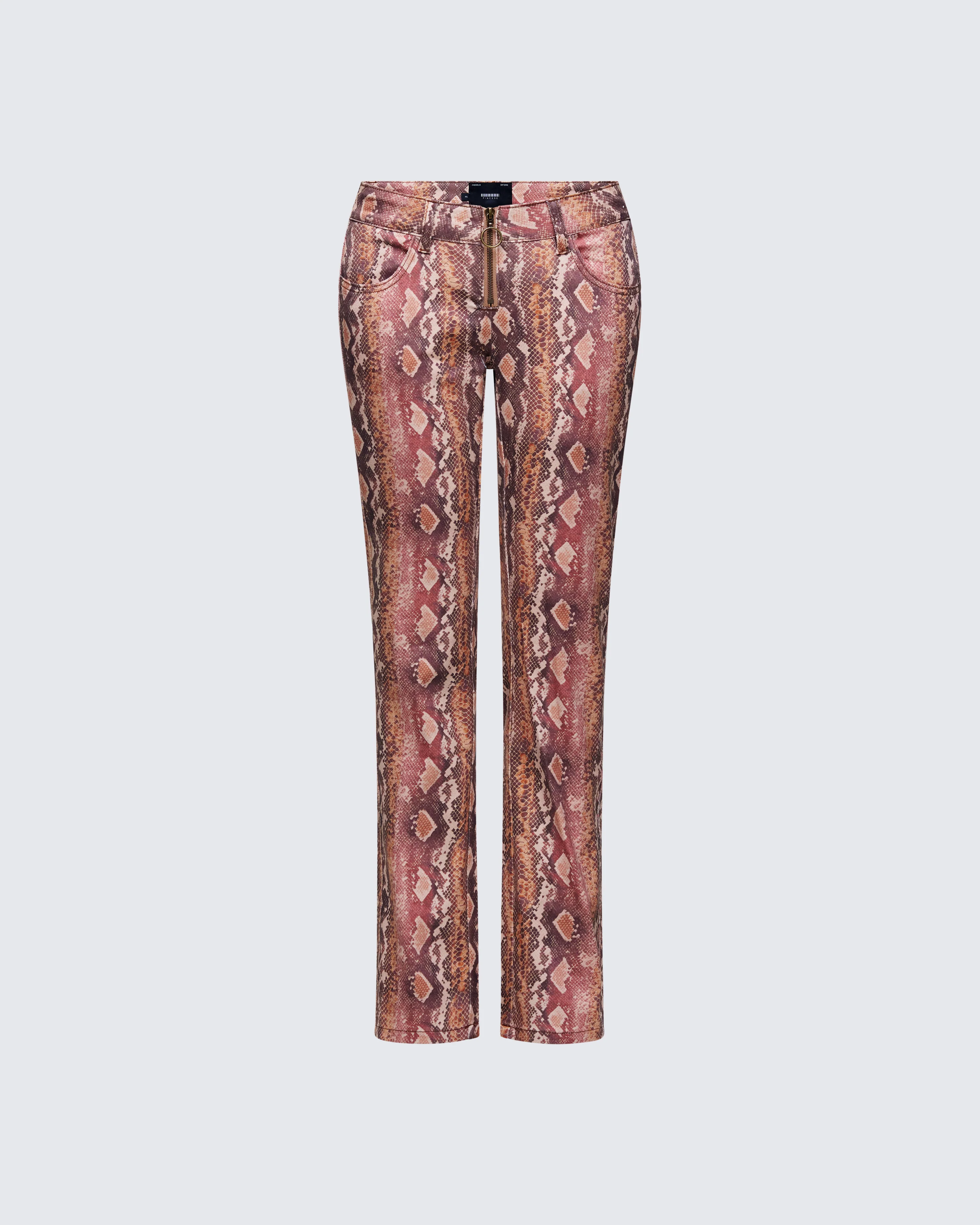 Athena Natural Snake Print Jeans