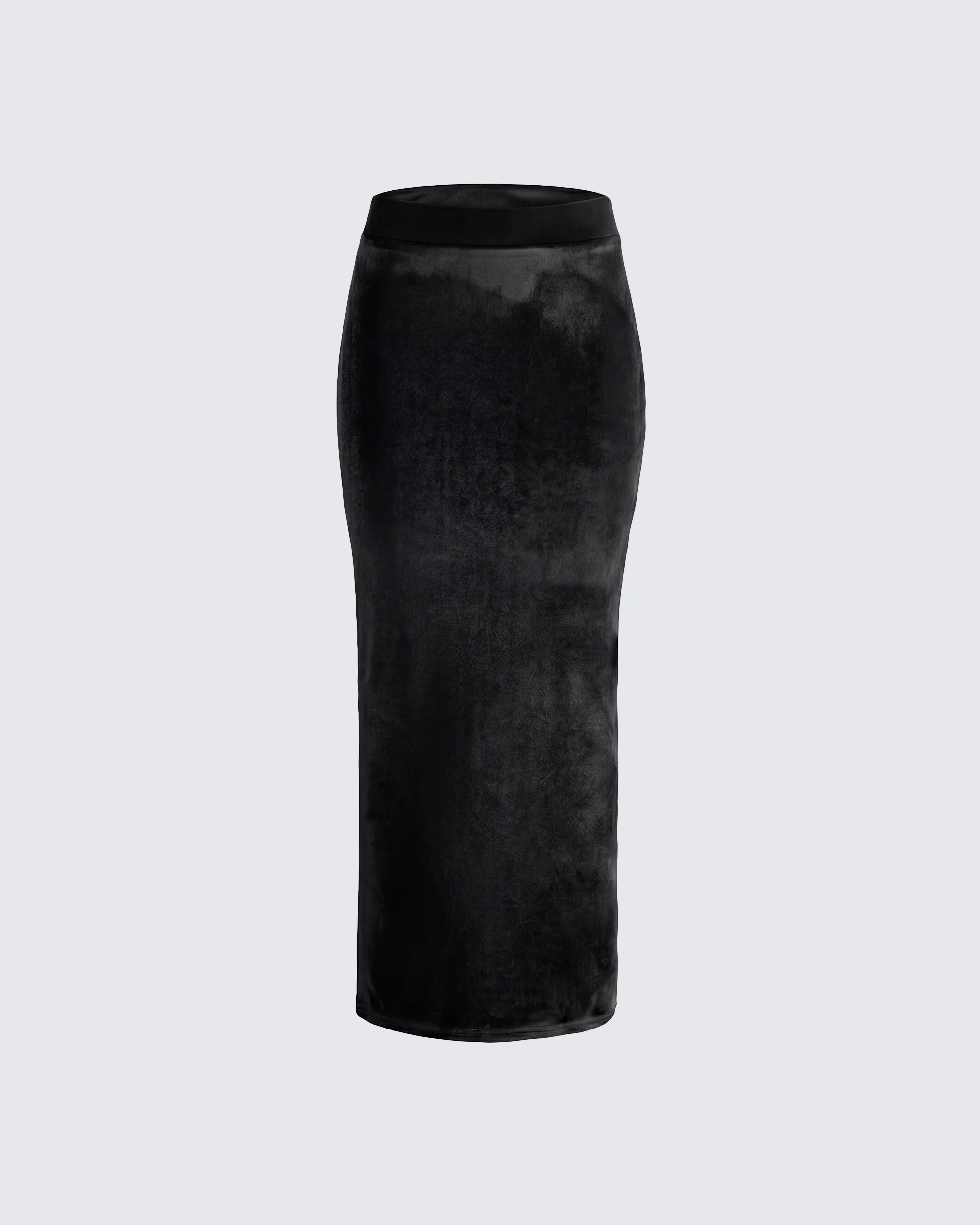 Ayla Black Velvet Maxi Skirt