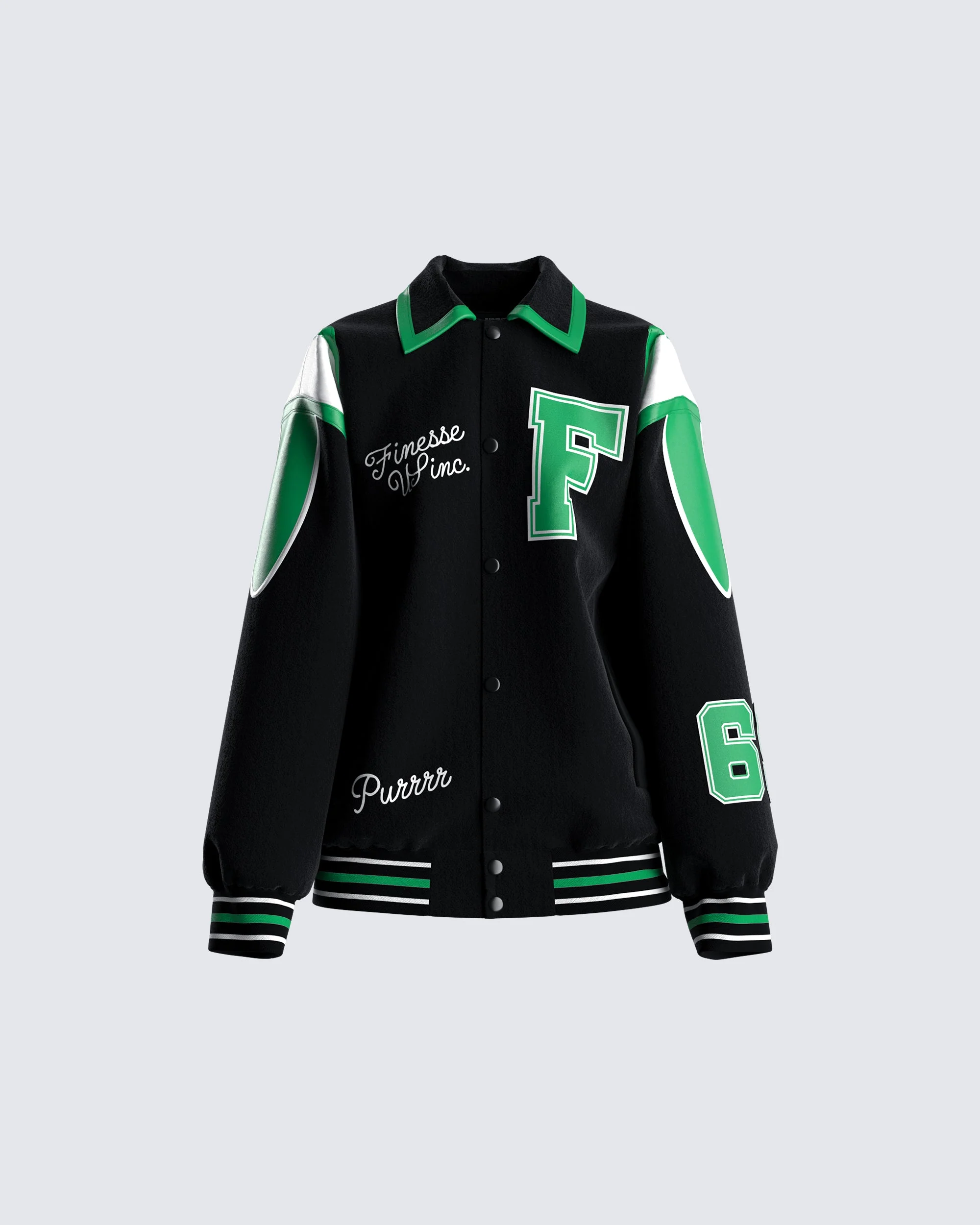 Bobby Black Varsity Jacket