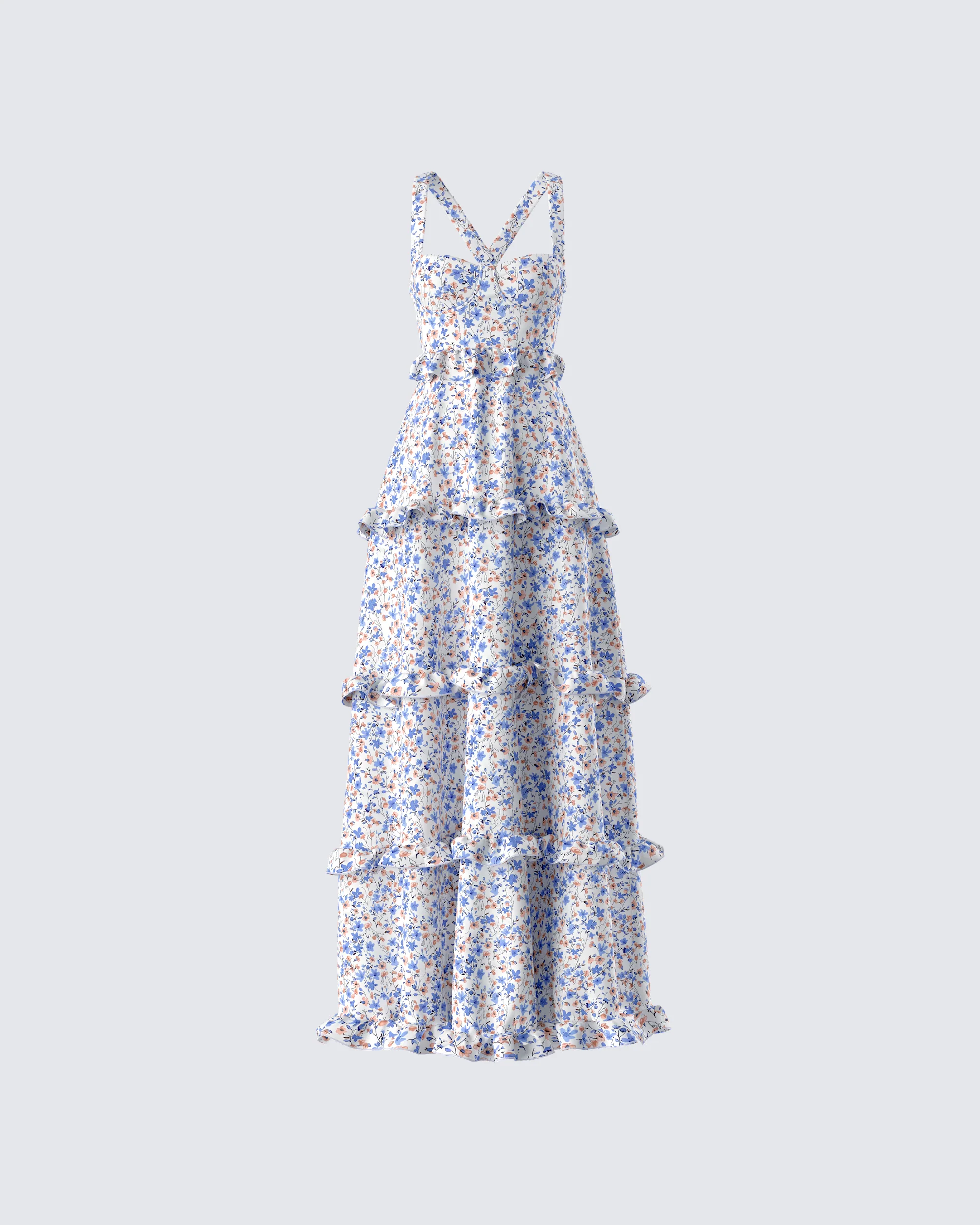 Brooklyn Multi Floral Print Dress
