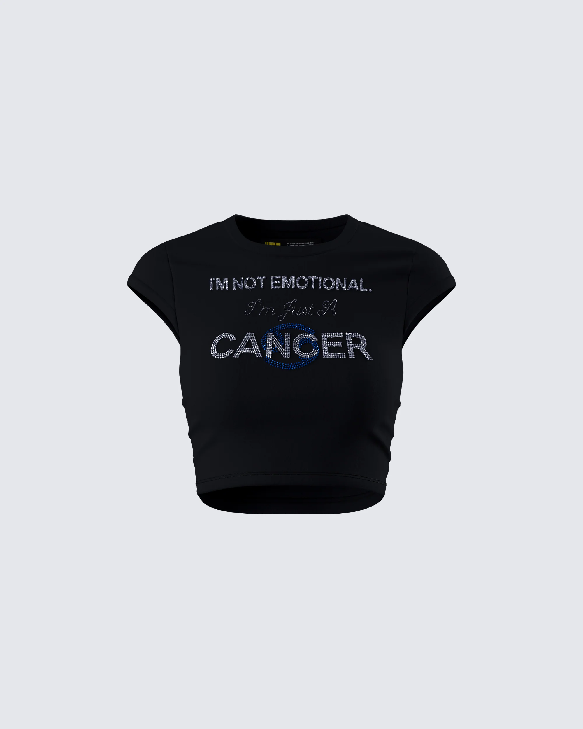 Cambria Black Cancer Graphic Top