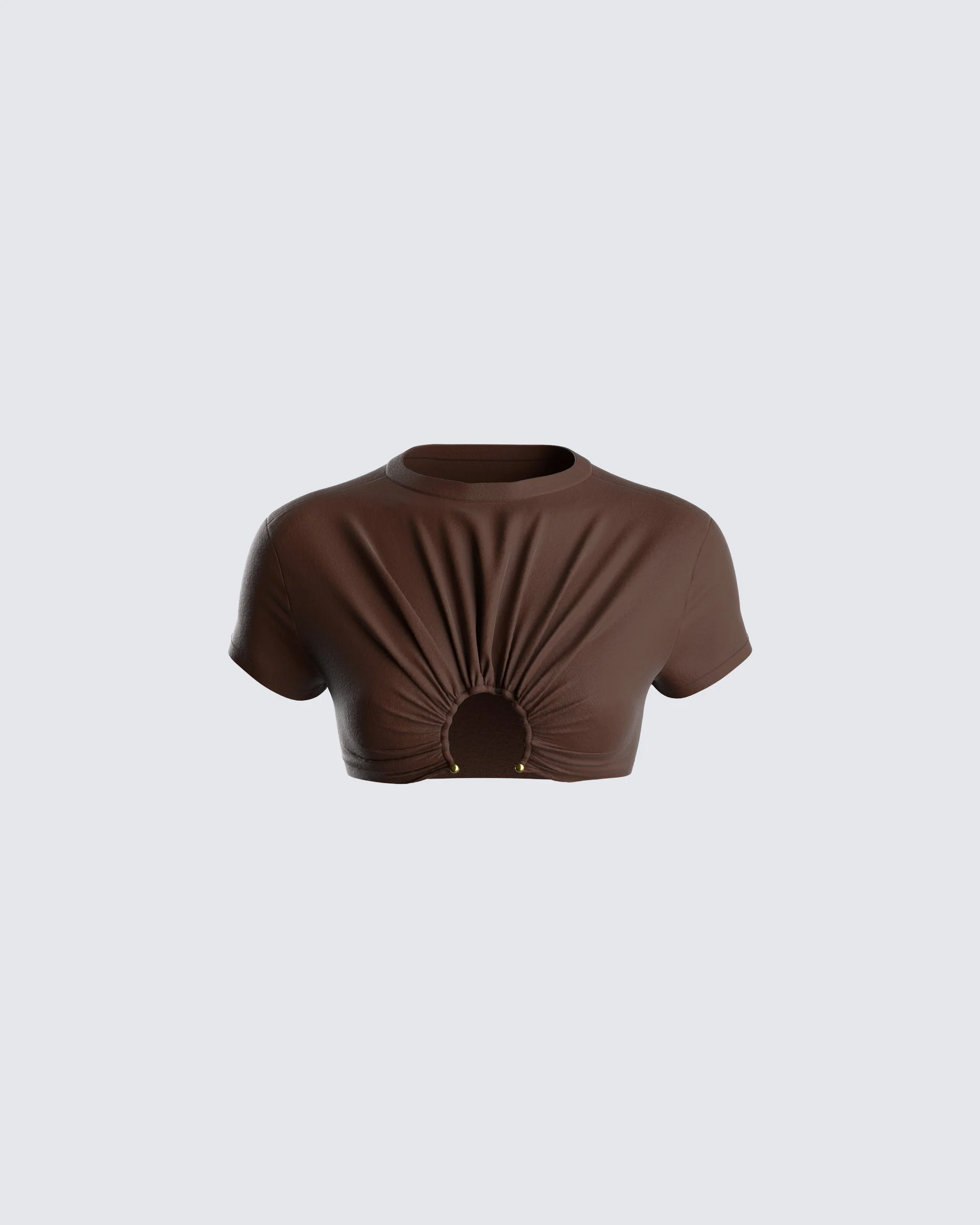 7012-ceres-brown-peek-a-boo-top-1.webp Ceres Brown Peek A Boo Top