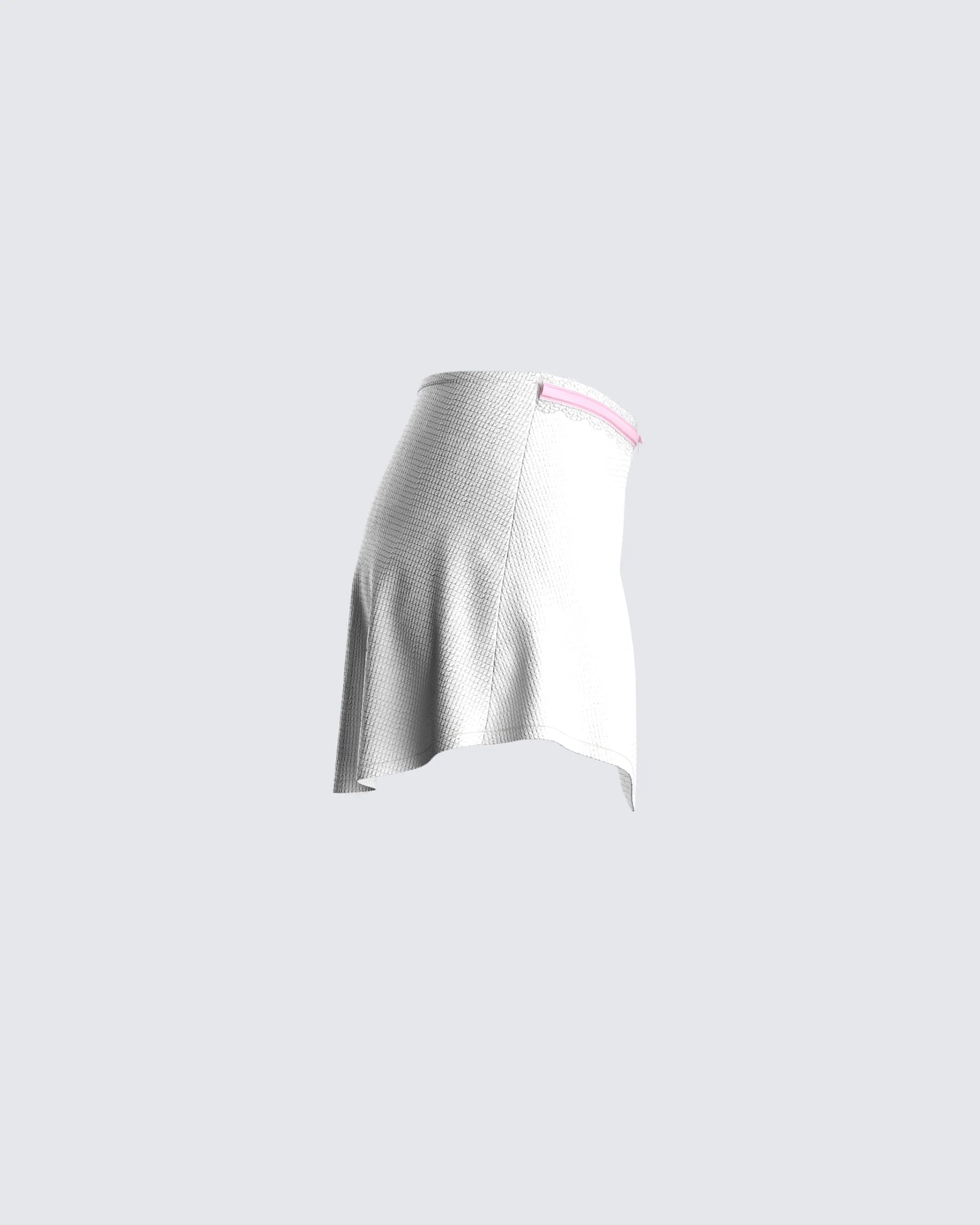 Cosette White Mini Skirt