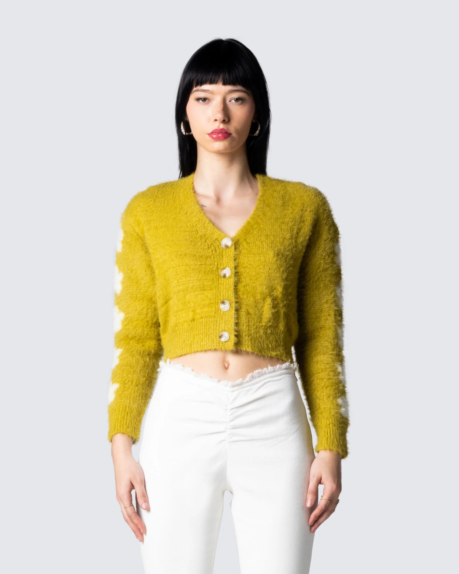 7809-daria-green-fuzzy-cardigan-4.webp Daria Green Fuzzy Cardigan