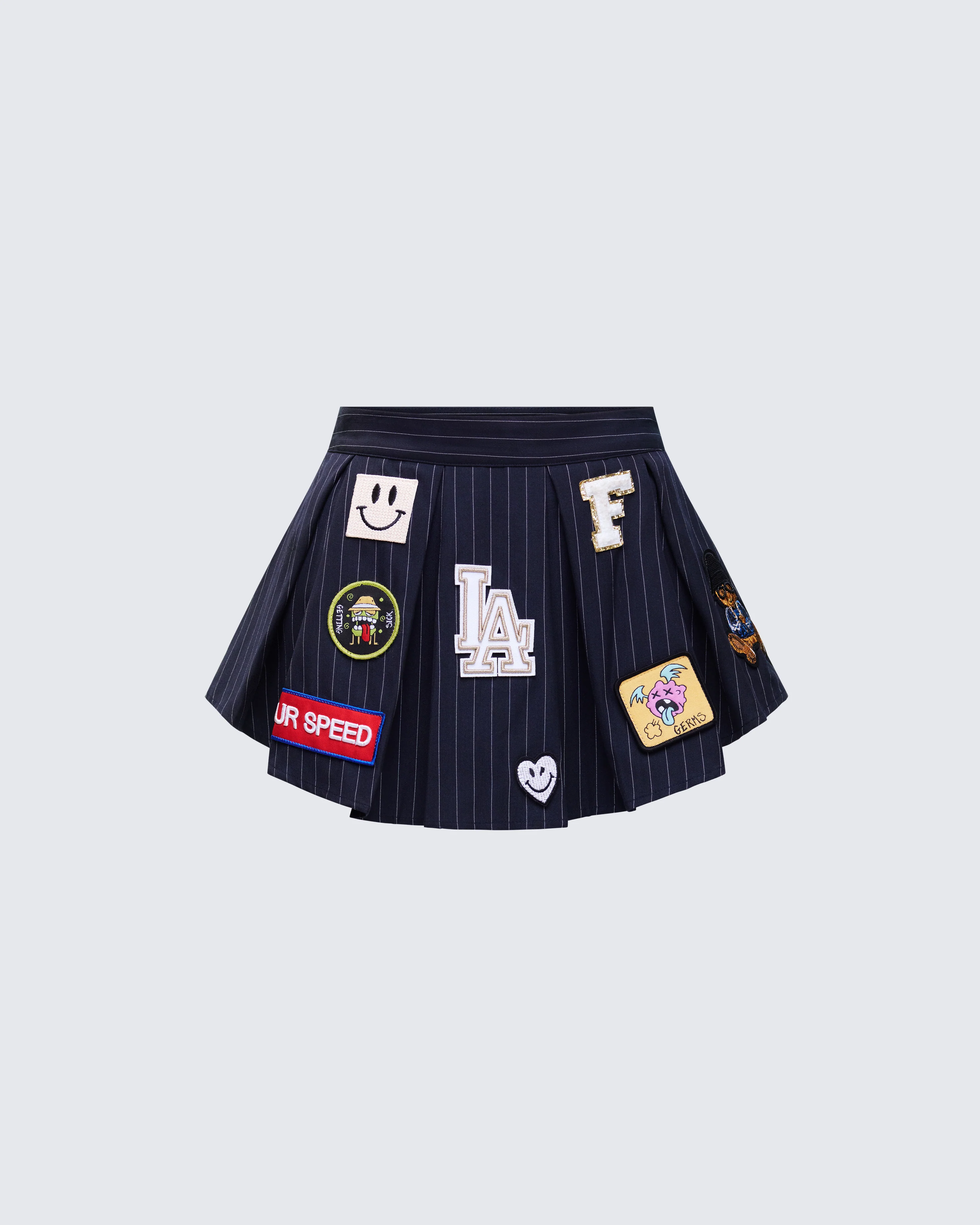 Teagan X-Rated Patch Mini Skirt
