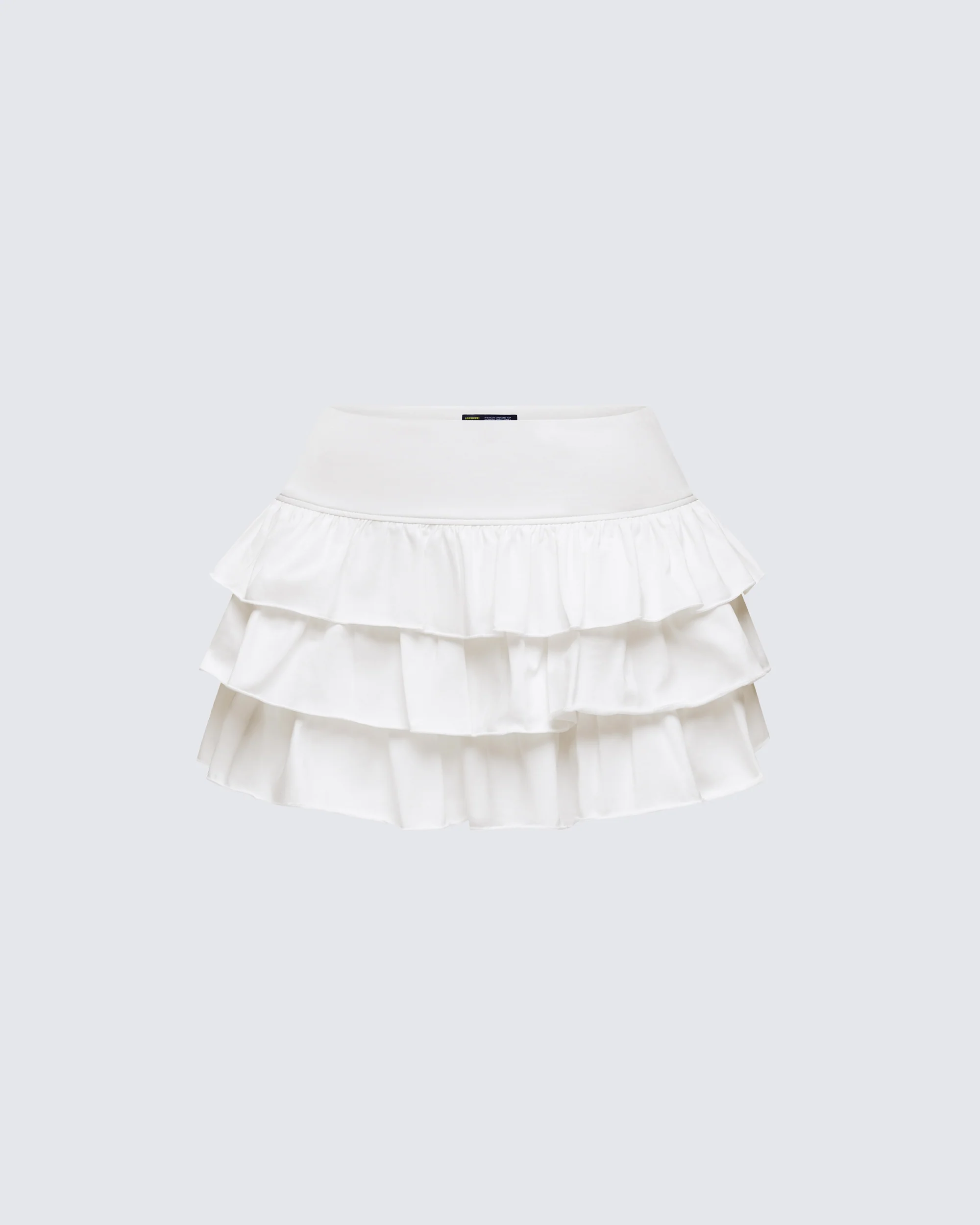 Fable Ivory Ruffle Micro Mini Skirt